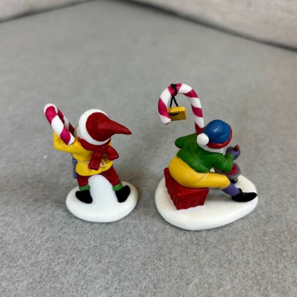 Department 56 Heritage Village Collection Candy Cane Elves 56390 Christmas - Picture 3 of 4